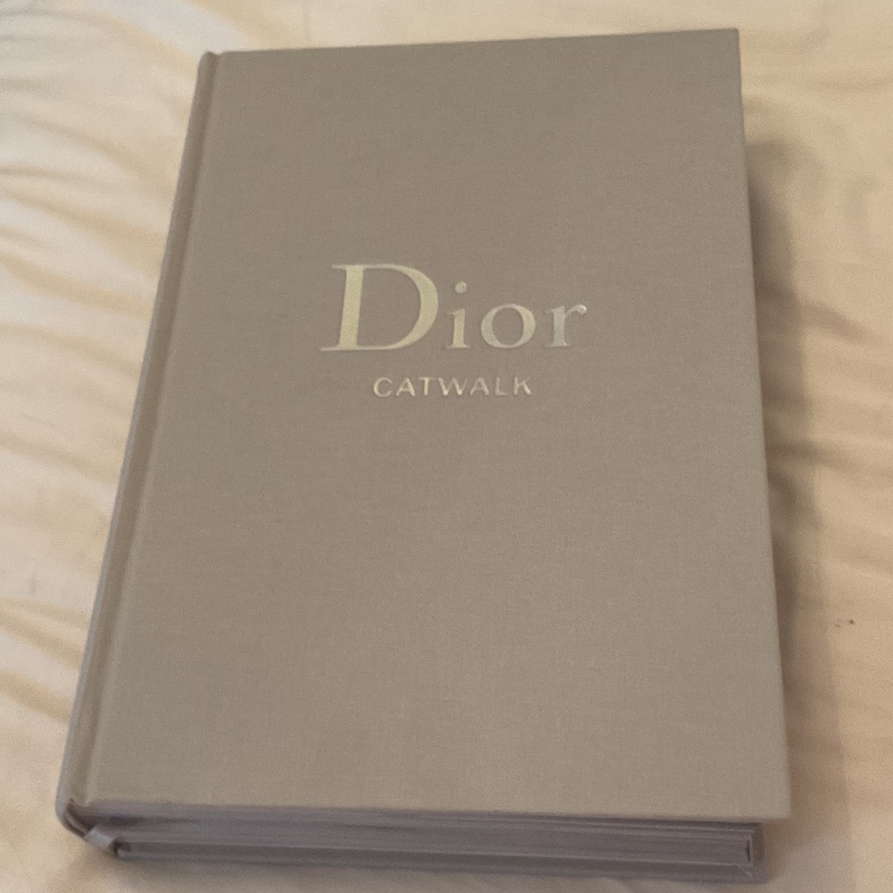 Dior Catwalk coffee table Book in Elegant Gray big heavy